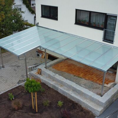 Carport & Terrassenüberdachung mit Glas