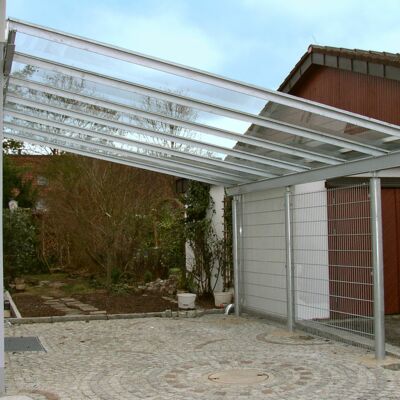 Carport mit Glas